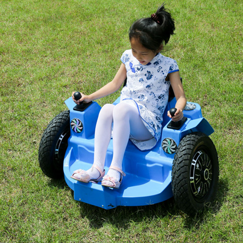 Coche de choque de hierba